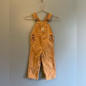 Carhartt Canvas Overall Bibs Size 3T